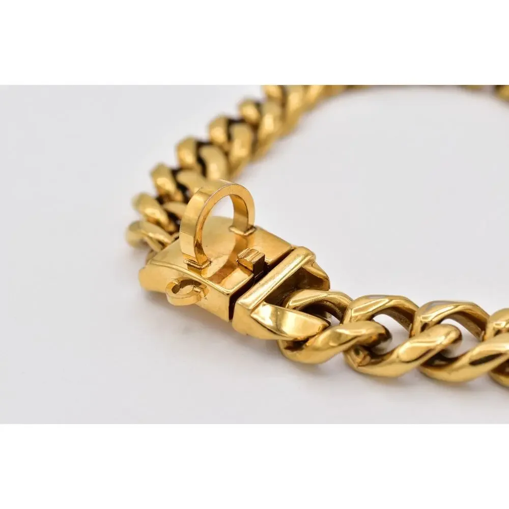 Spark Paws Gold Dog Collar 16